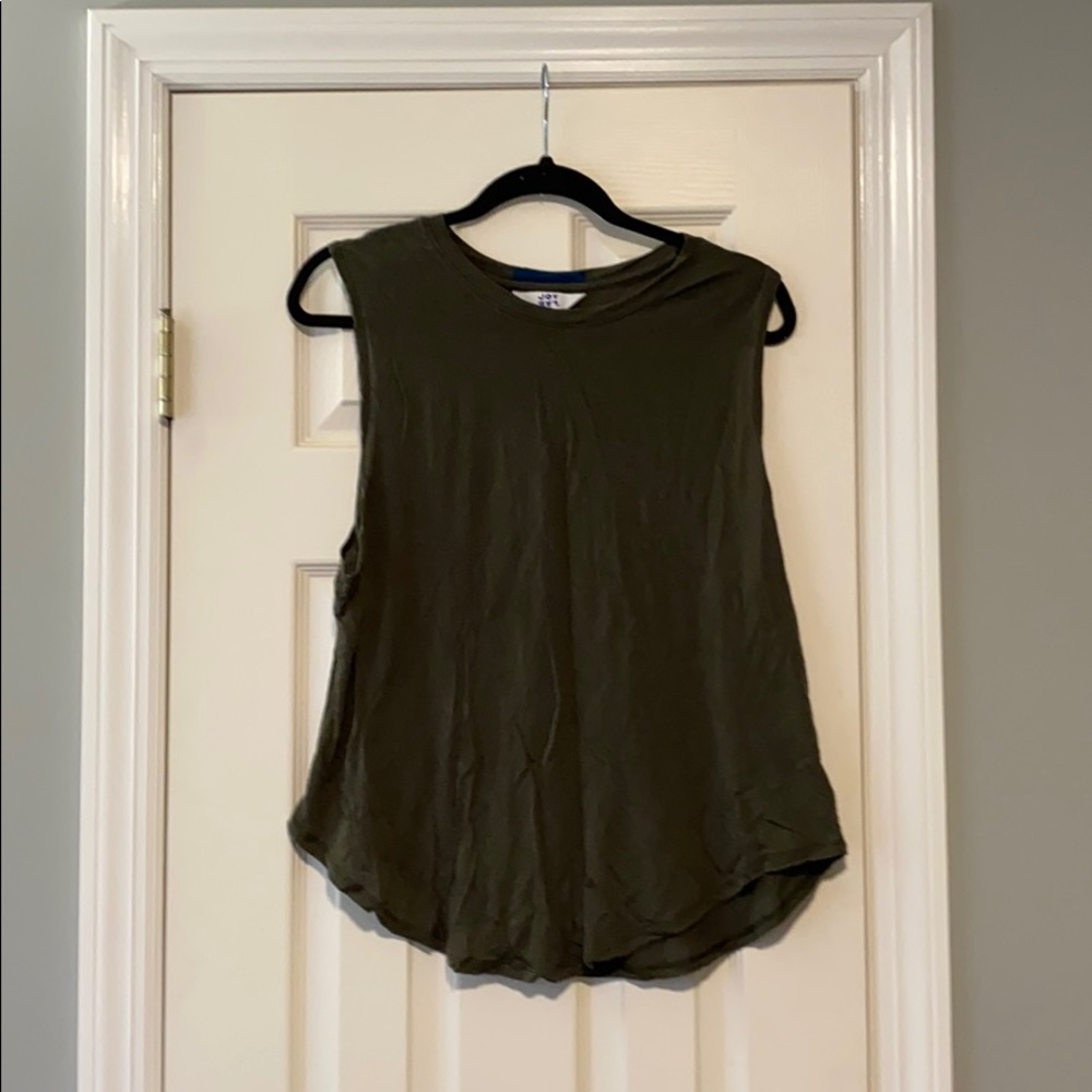 Joy Lab workout tank forest green